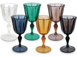 Excelsa Set Di 6 Bicchieri Country Chic In Plastica Da 25 Cl Colorati