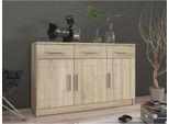 Cassettiera Combinata Parisa - Larghezza 103 Cm, Rovere Sonoma