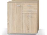 Cassettiera Stretta Combinata Michala - Rovere Sonoma