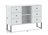 Cassettiera Combinata Sanger - Bianco