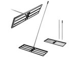 Rastrello Kadax 89X29Cm Con Manico, Rastrello Livellatore Per La Cura Del Prato, Rastrello Livellatore Per Livellare Il Terreno, Livellatore In Metallo Per Prati, Livellatore Di Superfici