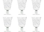 Excelsa Set Di 6 Bicchieri Domus In Vetro 8,5X8,5X13,5 Cm Trasparente