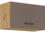 Armadietto Per Cappa Aspirante Balija - Larghezza 60 Cm, Grigio Tartufo / Rovere Artisan