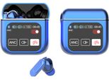 Cuffie Bluetooth Con Touchscreen, Cuffie Stereo In-Ear Senza Fili, BT5.4, Cancellazione Attiva Del Rumore Anc, Cancellazione Del Rumore Ambientale Enc, Blu