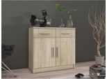 Cassettiera Combinata Parisa - Larghezza 69 Cm, Rovere Sonoma