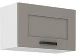 Armadietto Per Cappa Aspirante Laili - Larghezza 60 Cm, Grigio Chiaro / Bianco