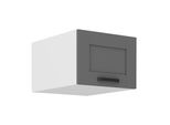Pensile Con Ante Battenti Laili - Larghezza 50 Cm, Grigio / Bianco
