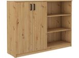 Armadietto Con Scansia Mabaka - Rovere Artisan