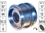 Era ZN5559 - Puleggia Alternatore Oe 04861 506AG Per Voyager Iv