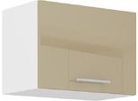 Armadietto Per Cappa Aspirante Lajla - Larghezza 50 Cm, Cappucino / Bianco