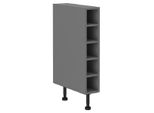 Mobile Basso Aperto Nomin - Larghezza 15 Cm, Antracite