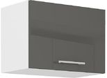 Armadietto Per Cappa Aspirante Lajla - Larghezza 50 Cm, Grigio / Bianco