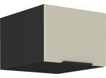 Pensile Con Ante A Battente Agafija - Larghezza 50 Cm, Cashmere / Nero