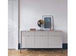 Cassettiera Combinata Larga Misheel - Grigio