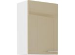 Armadietto Superiore Da Cucina Lajla - Larghezza 50 Cm, Cappucino / Bianco