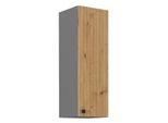 Pensile Alto Nomin - Larghezza 30 Cm, Rovere Artigianale / Antracite