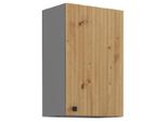 Mobiletto Superiore Nomin A Un'anta - Larghezza 45 Cm, Rovere Artigianale / Antracite