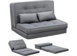 Comhoma Poltrona Relax Divano Da Terra Poltrona Da Terra Pieghevole Con Funzione Di Riposo Divano Pigro, Imbottito Con Schienale Regolabile A 5 Livelli Beige
