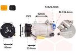 Van Wezel 0900K282 - Compressore Aria Condizionata Oe 6453ZS Per C4 G-Picasso I (Ua), C4 Ii (Nc), C4 Picasso I (Ud), C5 Iii (Rd), C5 Iii (Rw), DS4, DS5, 3008 (0U), 308 Cc (4B), 308 Sw I, 407, 407 Sw (6D, 6E), 5008 I, 508 (8D), 508 (F), 508 (8E)