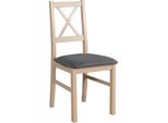Sedia Da Pranzo Jarmila 10 - Rovere Sonoma / Grigio 2