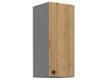 Mobile Cucina Superiore Nomin - Larghezza 30 Cm, Rovere Artigianale / Antracite