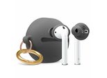 Elago Coprire La Base Degli Auricolari Con Custodia Per Airpods 2 / Airpods 1 Grigio Scuro