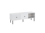 Tavolino Per Tv Haskel - Bianco + Nero