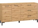 Cassettiera Con Ante E Cassetti Beda - Rovere Artisan