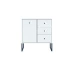 Cassettiera Combinata Stretta Sanger - Bianco