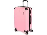 Brubaker Valigia Da Viaggio London - Trolley Con Chiusura A Combinazione E 4 Ruote - Trolley 43 X 66,5 X 26 Cm, L, Rosa
