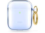 Elago Custodia Trasparente Per Airpods 2 / Airpods 1 Aqua Blue