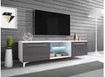 Tavolino Per Tv Kerri - Bianco / Grigio