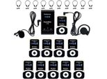 Retekess T130 Sistema Di Guida Turistica Senza Fili, Sistema Di Guida Audio A 60 Metri, Sistema Di Traduzione Ecclesiastica, Con Cuffie Bilaterali TT003 Pll