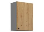 Mobile Cucina Superiore Nomin - Larghezza 50 Cm, Rovere Artigianale / Antracite