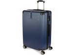 Brubaker Valigia Da Viaggio Rigida London - Trolley Con Chiusura A Combinazione E 4 Ruote - Trolley 49 X 76,5 X 29,5 Cm, Xl, Blu