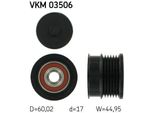 Skf Vkm 03506 - Puleggia Alternatore Oe 12 04 307 Per Signum (Z03), Vectra C (Z02)