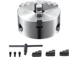 Mandrino Per Tornio K11-160 160 Mm - Mandrino A Tre Griffe Materiale HT300 - Gamma Di Serraggio Del Mandrino A 3 Griffe 3,5-160 Mm - Mandrino A 3 Griffe, 20Cr, ≥53HRC - Mandrino Con Foro φ45 Mm - Tornio Autocentrante