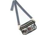 Inf Borsa A Tracolla In Pvc Trasparente Con Tracolla Regolabile