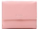 Esquire Pelle Portafoglio Viktoria Wallet With Flap Apricot Blush Rosa