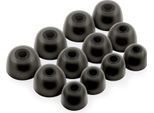 Okuli 12 X Gommini Auricolari In Silicone Ricambio Per Jabra Elite 3, 5, 7, 65T, 75T Auricolari Cuffie In Nero
