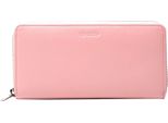 Esquire Pelle Portafoglio Viktoria Zip Around Wallet Apricot Blush Rosa