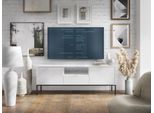 Mobile Tv Bianco Opaco, 154X39X56 Cm, Moderno, Con Cassetto