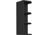 Armadietto Superiore Ad Angolo Agafija - Larghezza 30 Cm, Nero
