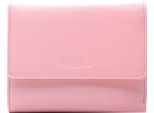 Esquire Pelle Portafoglio Viktoria Flap Wallet Apricot Rosa