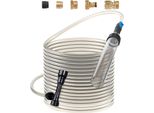 Vevor Aspirapolvere Per Acquari, Pulitore Di Ghiaia Per Acquari, Tubo In Pvc Da 15 M, Pulitore Di Ghiaia Per Acquari, Pulitore A Sifone Per Acquari, 3 Tipi Di Adattatori In Ottone, Per La Pulizia Di Ghiaia E Sabbia In Acquario