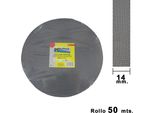 Cinghia Per Tapparelle Wolfpack 14 Mm Grigia. Rotolo Da 50 Metri