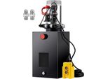 Pompa Idraulica 12V Centralina Idraulica A Doppio Effetto 1600W - 3,75 Gal Pompa Manuale Per Ascensori, Carrelli Elevatori, Ecc.