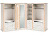 Esclusivo Armadio Angolare Bianco Mobili Di Design Per La Camera Da Letto In Legno Massiccio Di Lusso