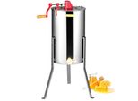 Smielatore Manuale - Smielatore Tangenziale 2/4 Telai - Smielatore In Acciaio Inox - Misura Del Favo 48X23Cm (Profondo) - Misura Del Favo 48X16Cm (Medio) - Trappola Per Miele Da 45Mm - Ideale Per Apicoltori Professionisti E Hobbisti