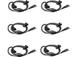 Cuffie Radio Retevis RT622, Compatibili RT24 RT27 RT28 RT619 Esynic UV-5R BF-88E Baofeng BF-888S, Kenwood2-Pin, Auricolari Con Gancio (6 Pezzi)